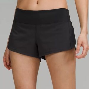 Lululemon Speed Up Low-Rise Lined Shorts 2.5” Size 4